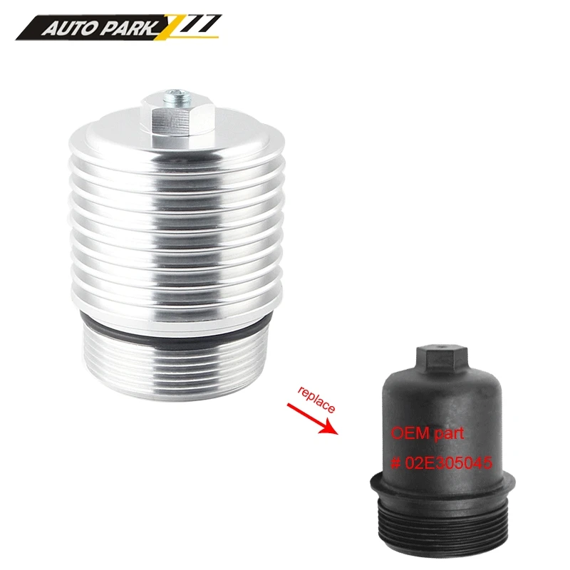 DSG Cool Flow Aluminum Auto Oil Filter Housing Replaces the failure prone factory plastic housing For VW EA888 2.0T FSI cap05