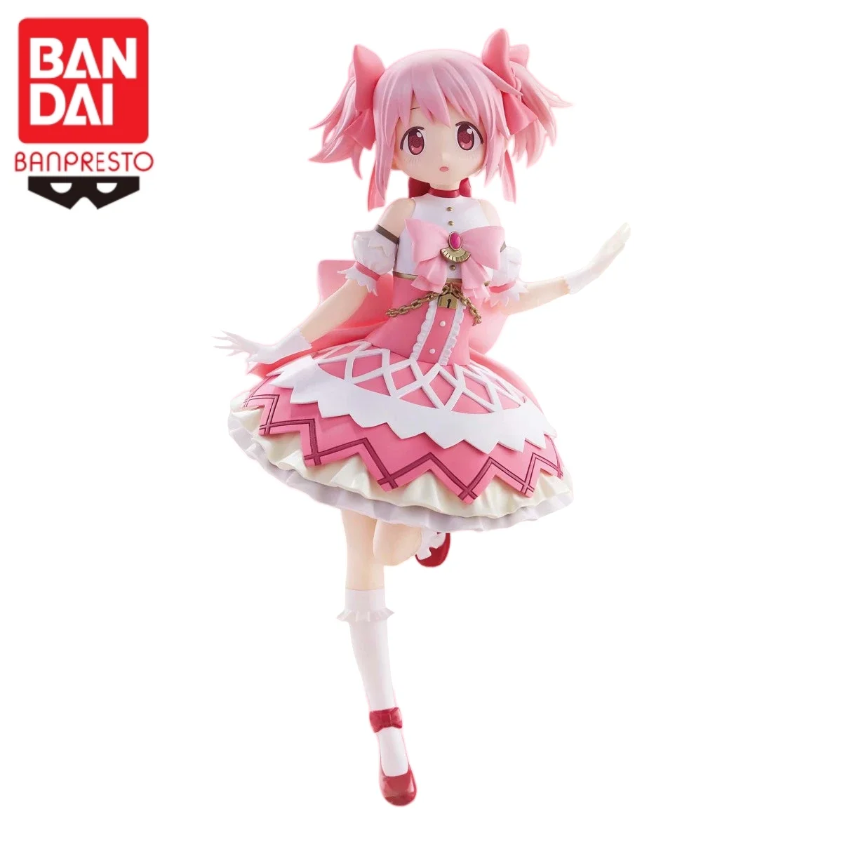 Фото В наличии: Оригинальные фигурки Bandai по аниме «Девочка-волшебница Мадока Магика» — Канамэ Мадока, Мики Саяка, «Бунтарские истории». Коллекционные модели персонажей, подарок. №3