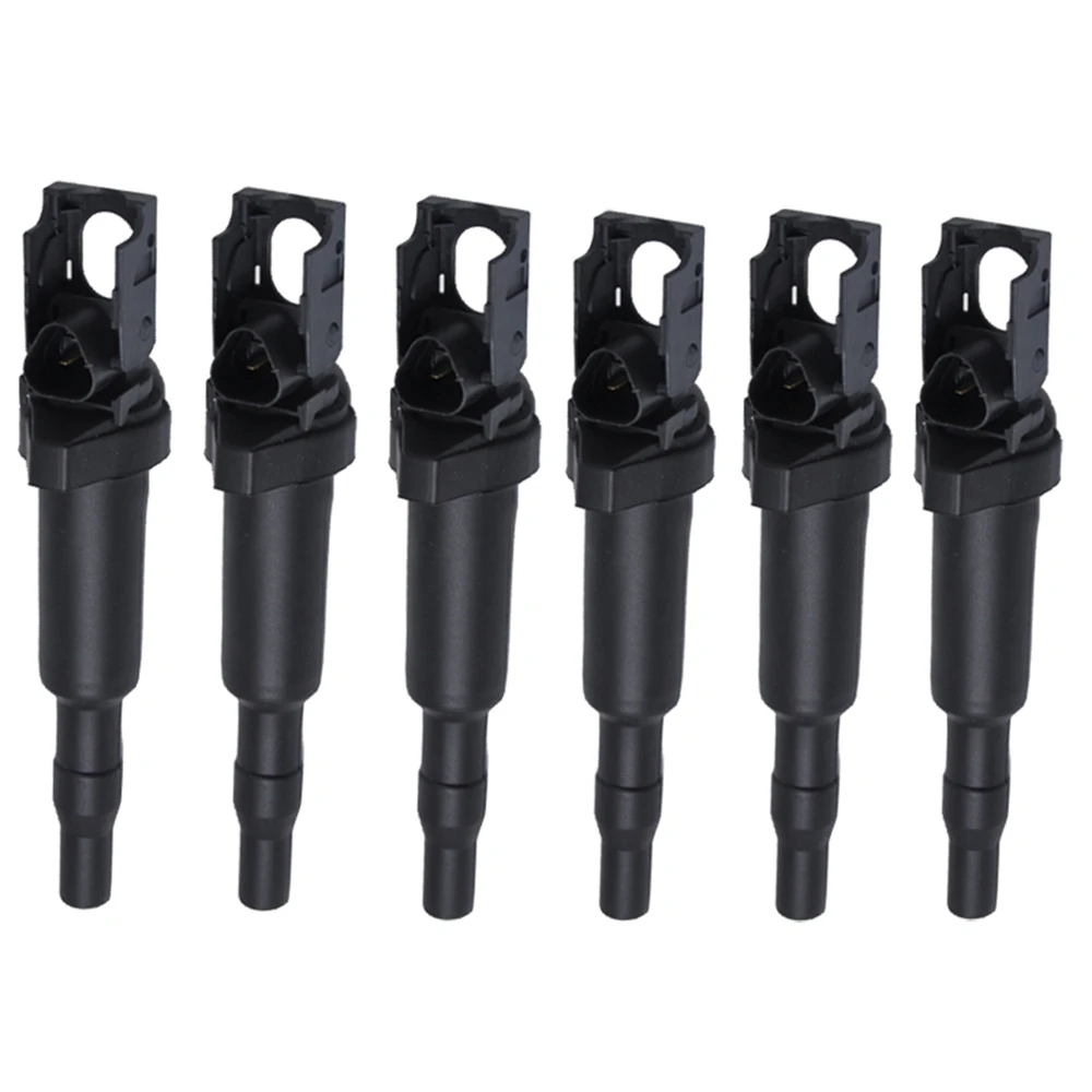

​6PCS Ignition Coils For Bosch 0221504470 For BMW 12138616153 325 530 535 X3 12138616153 12137594596 12137571643 C1795 C1826