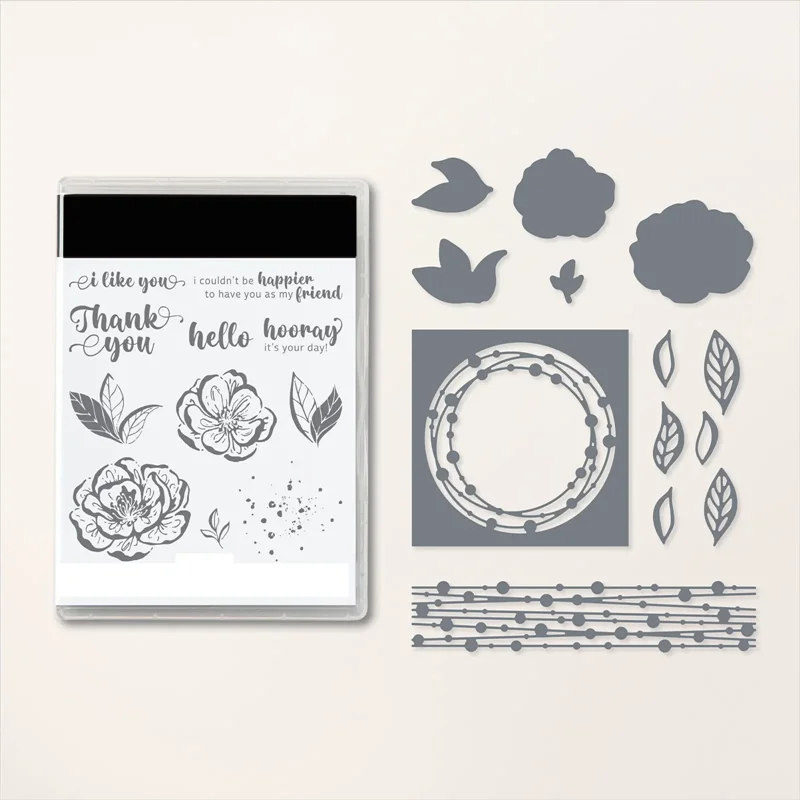 

IRRESISTIBLE BLOOMS Metal Cutting Dies And Stamps For Diy Paper Card Scrapbook Album Embossing Craft Supplies New 2023 Dies Cut