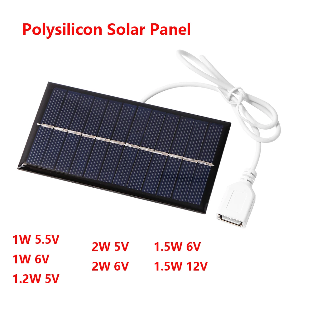 

The Car Households Are Two -port USB2.4A Travel Ca Multi Power Mini Solar Panel Outdoor Charger Battery Home Solar Cells