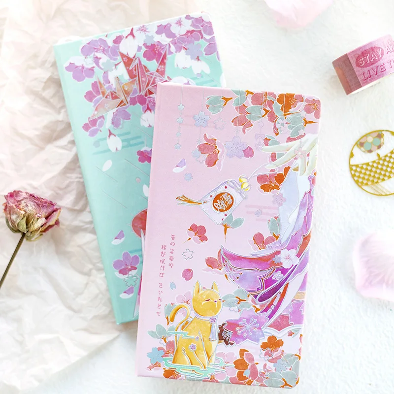 Yoofun 100 листов симпатичная Сакура Kawaii блокнот для записей не липкие блокноты