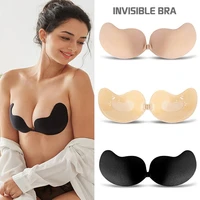 nude bra invisible bra push up chest paste sexy breast pasty invisible bra mango silicone chest sticker for women wedding