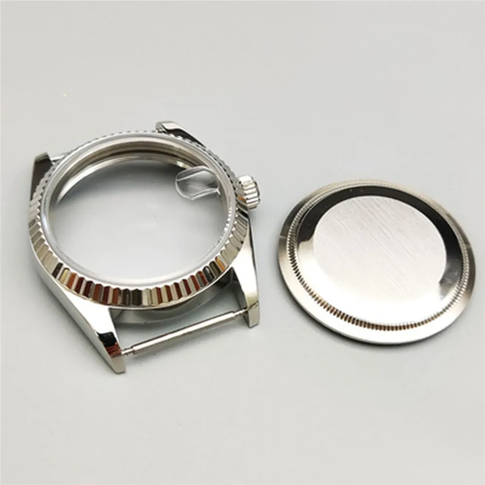 36MM Watch Case for NH35 NH36 Sapphire Glass Stainless Steel Case for NH35A/NH36A/4R Movement Modified Part