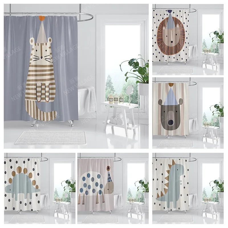 

Водонепроницаемая тканевая занавеска для душа, занавеска для ванной комнаты 180x200, занавеска для душа 240*200, скандинавский декор в стиле бохо