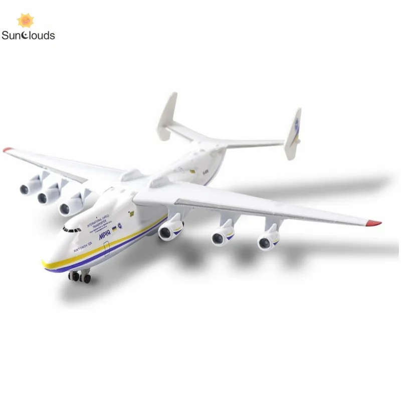 Модель летательного аппарата из литых под давлением ан-102 Mriya 225 модель военного