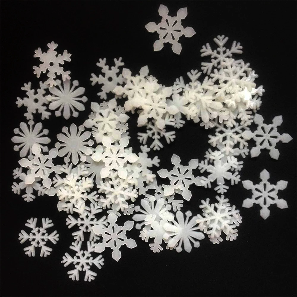 50 шт. наклейки в виде снежинок | Дом и сад