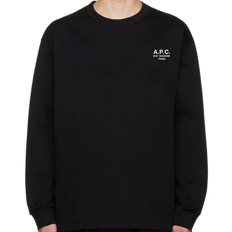 

Harajuku Korean version casual high-quality men's and women's loose long-sleeved T-shirt 2023 new cotton plus size spring Tops