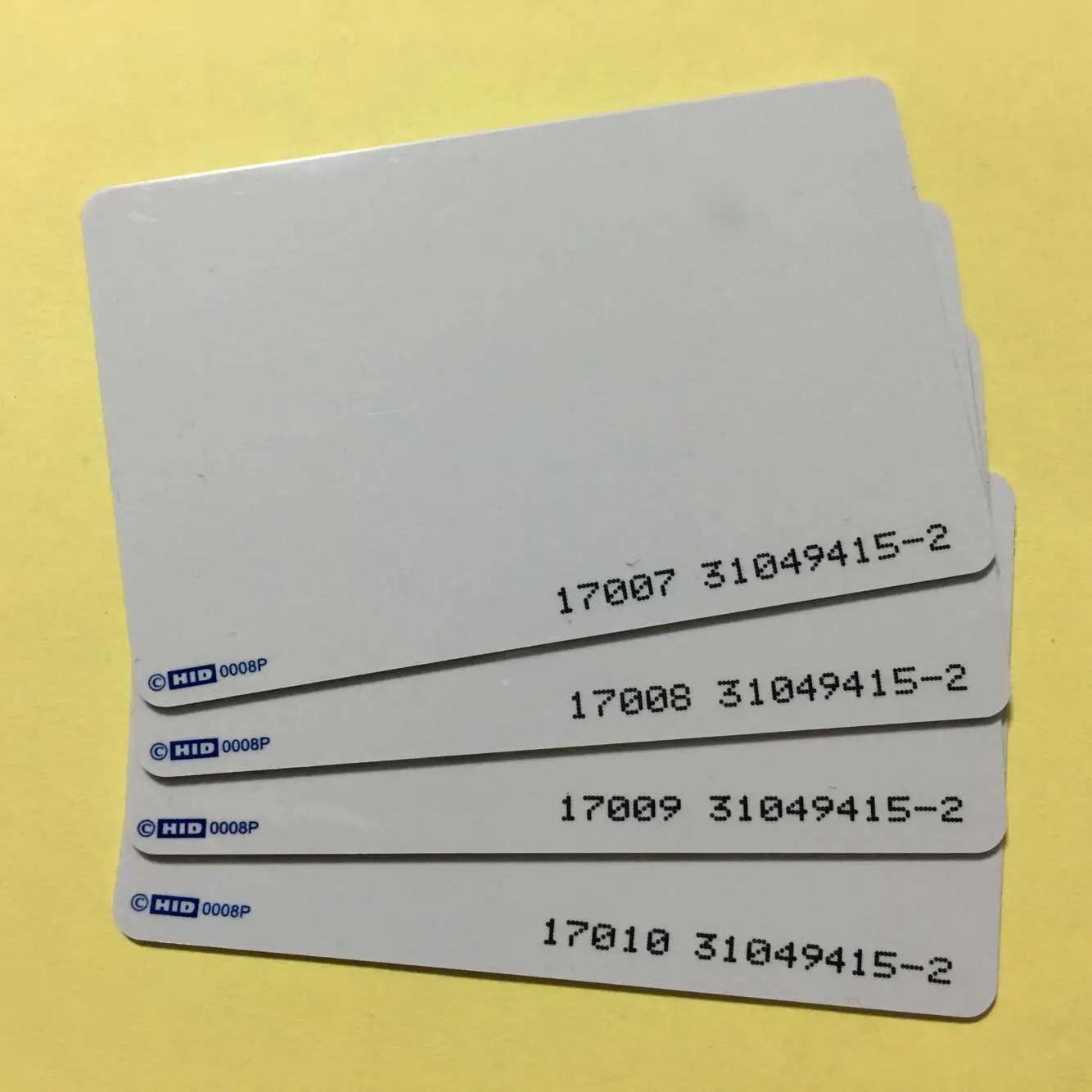 

10PCS HID Corporation 1386 ISOProx II Card PVC Proximity Access Card ISOCARD 125KHz 26Bit Programmed Proximity Keycards