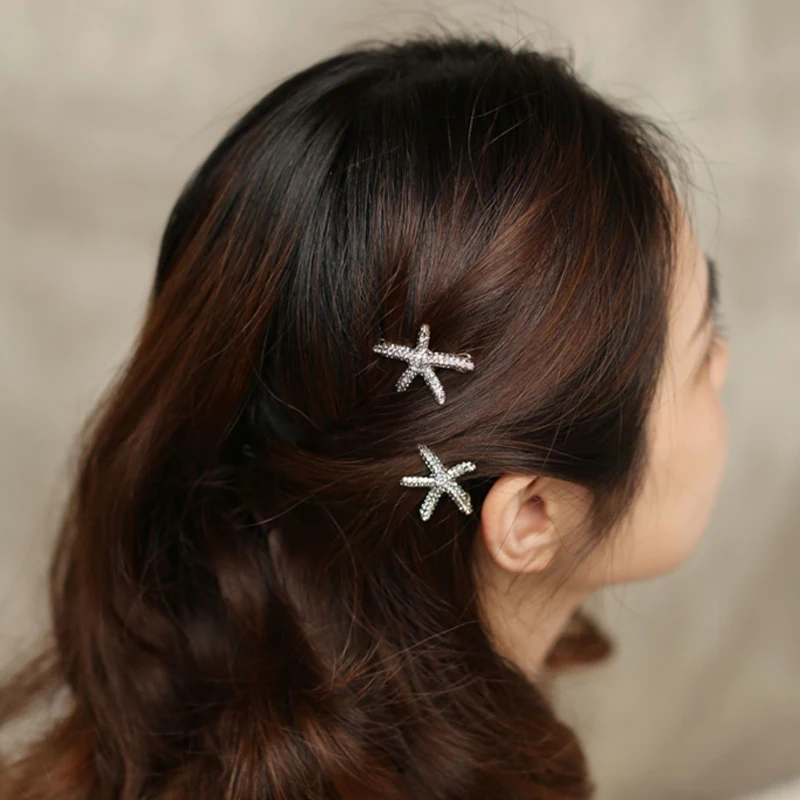 Женская заколка для волос в форме звезды