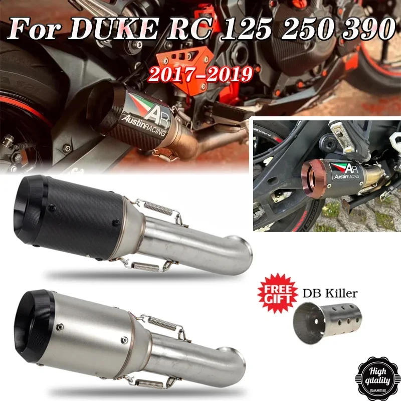 Выхлопная система мотоцикла глушитель выхлопа с дБ убийца Средний звеньевой