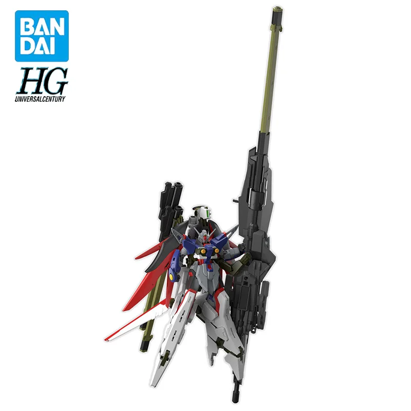 В наличии Оригинальная фигурка аниме BANDAI HGUC H258 ZGMF/A-42S2 Destiny Gundam Spec II и A-GXQ754/V2 Zeus