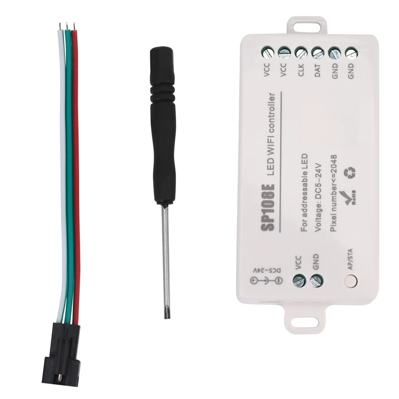 SP108E Светодиодный контроллер Wi-Fi Magic WS2812B WS2813 и т. д. Модуль светодиодной ленты Light