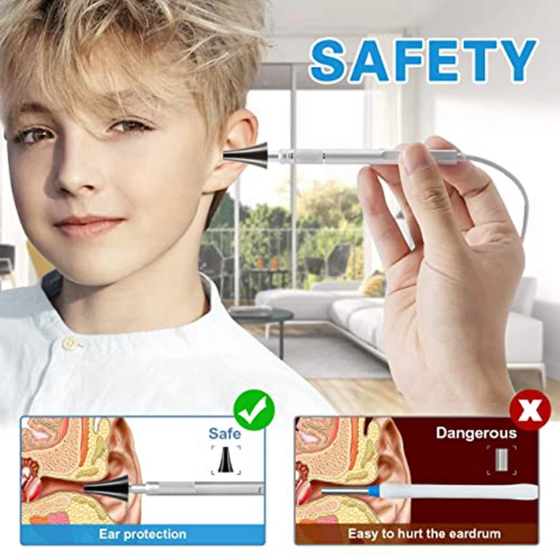 Комплект цифрового отоскопа с 7-дюймовым экраном комплект ушной камеры