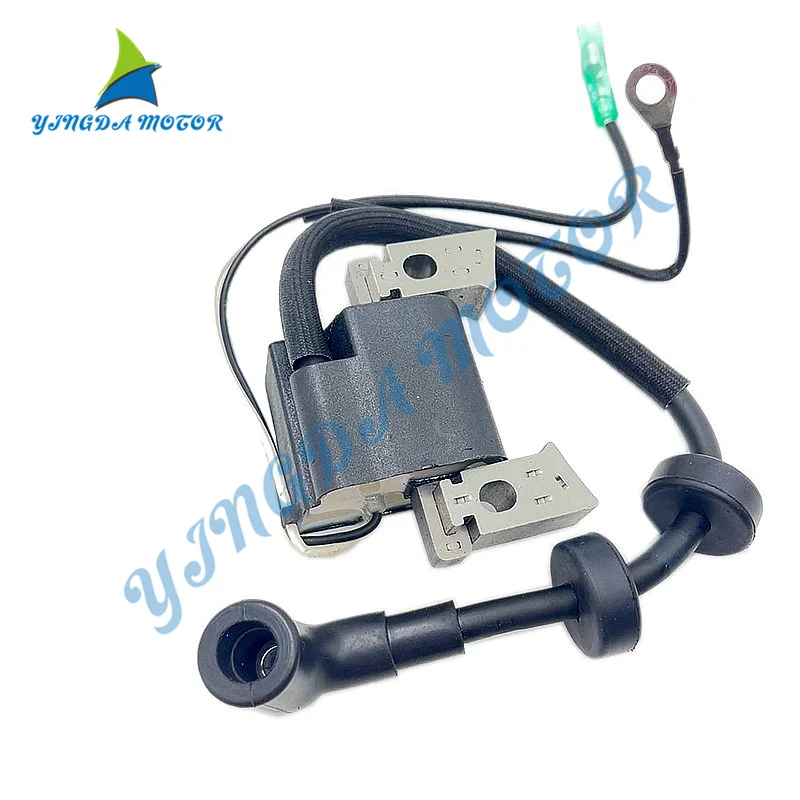Фото Катушка зажигания в сборе с CDI 6BX-85571-00 для лодочных моторов Yamaha 4-тактных F4L F4B F4S F5A F6L F6S F6C F6 6BX-85571-00 №1