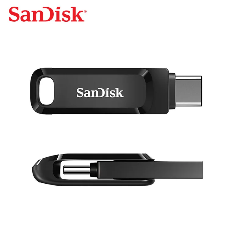 Sandisk Pen Drive Flash 512 ГБ 64 128 256 USB 3.1 OTG U диск Type-C компьютерный телефон двойного