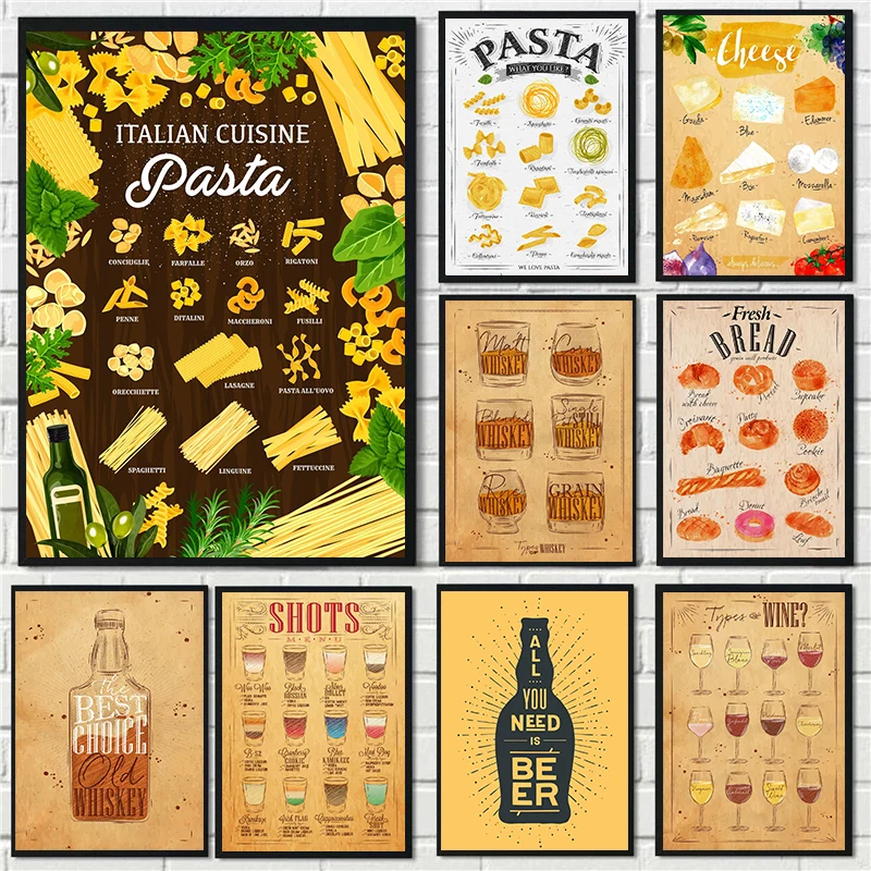 

Картина на холсте с изображением сыра, искусства на стену, для кухни, ресторана, украшение для дома