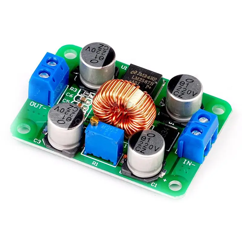 

Customized LM2587 module high-power wiring terminal DC-DC boost module exceeding lm2577 peak 5A