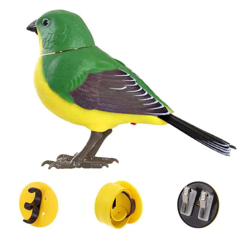 

Artificial Bird Toys Electric Interactive Toy With Sound Simulation Realistic Simulation Birds Making Sounds Tree Ornaments For