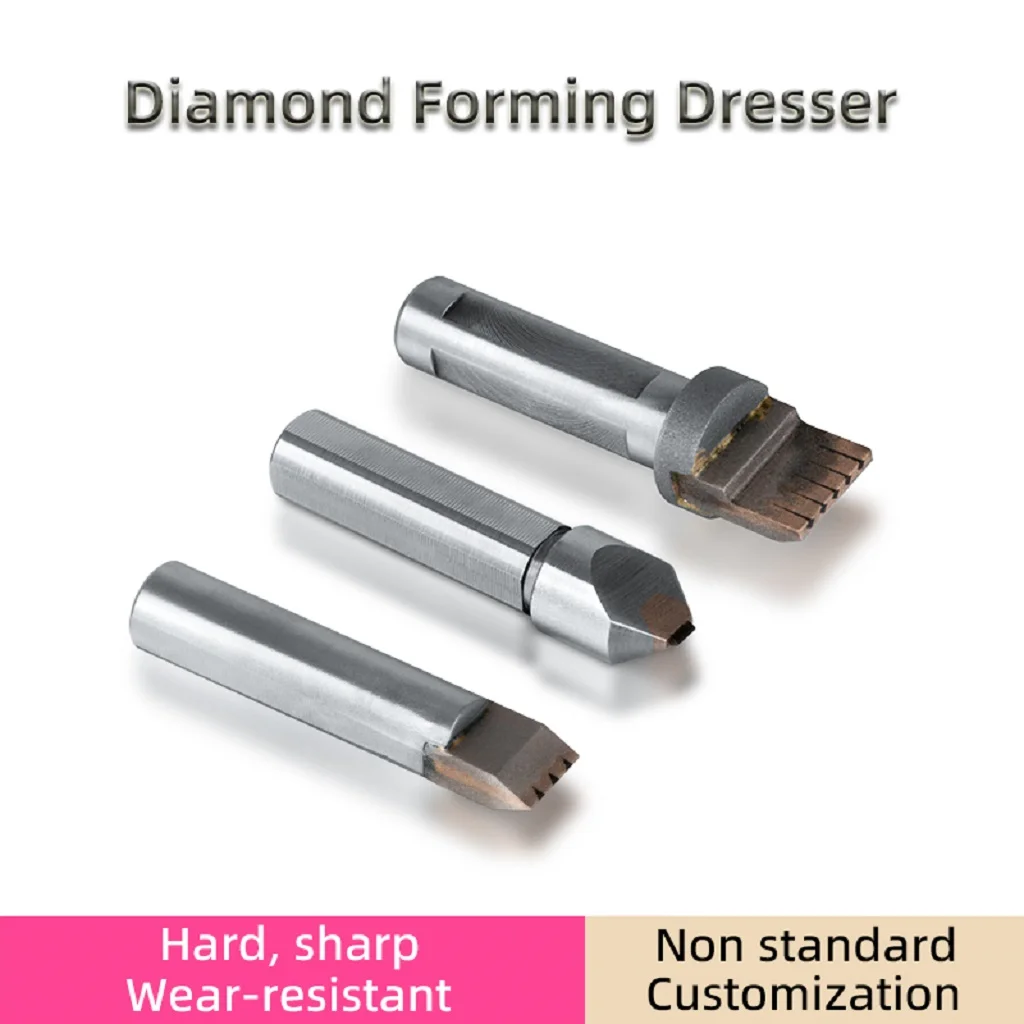 Natural Diamond Forming Dressing Tools Chisel Type Disc Stone Pen Repair Knife Dresser for Rough and Finish Grinding Wheel