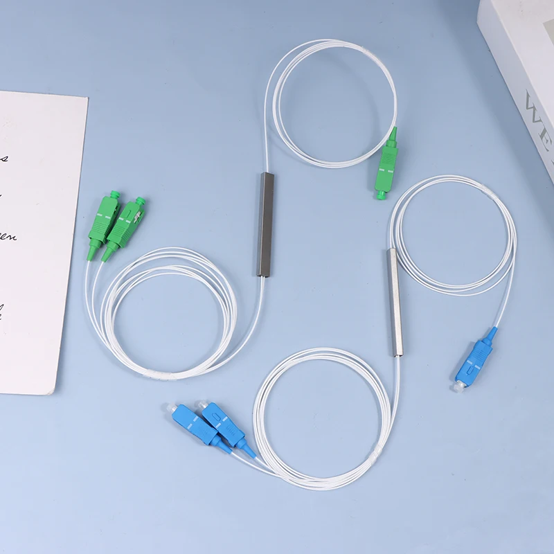 Волоконно-оптический разветвитель ПЛК 1x2 SC/APC SC/UPC Мини-безблокировочный разъем 1*2