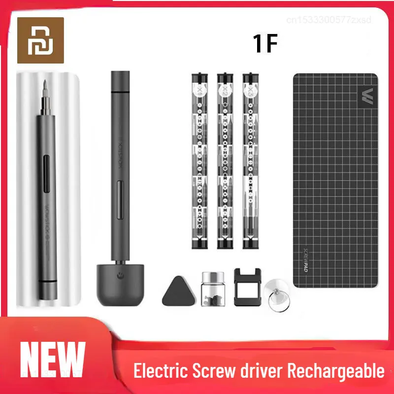 Youpin Wowstick 1F Pro 64 в 1 Электрический шуруповерт, перезаряжаемый беспроводной силовой шуруповерт с аналогичной литиевой батареей