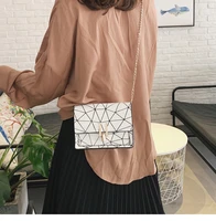 chain mini one shoulder diagonal small bag womens 2022 new trendy korean version fashion texture foreign cute square bag