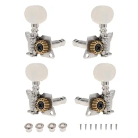 4pcs ukulele white tuning pegs 2r2l steel machine heads tuners for 21 23 26 inch ukulele