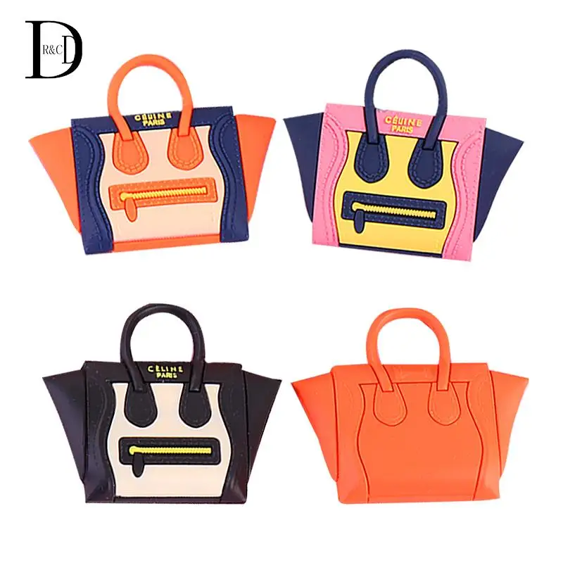 

Mini RubberHandbag Purse Lady's Shoulder Bag Fashion Doll's Accessory Doll Accessories Dollhouse Miniature