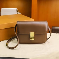 quality square satchels fashion designer bag womens shoulder bag genuine leather tote lady handbag