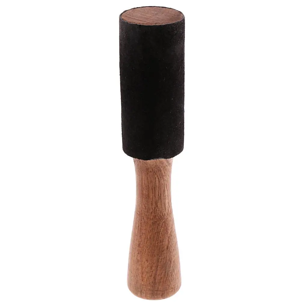 

Singing Bowl Striker Buddhism Meditation Mallet with Leather Head 17.5x3.5cm