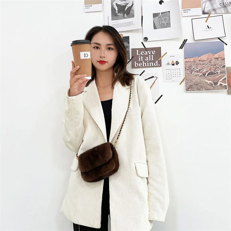 Luxury Designer Fur Bag 2022 Mink New Small Handbag 2022 Women's Fashion Fashion Mini Crossbody Shoulder Bag Handbag