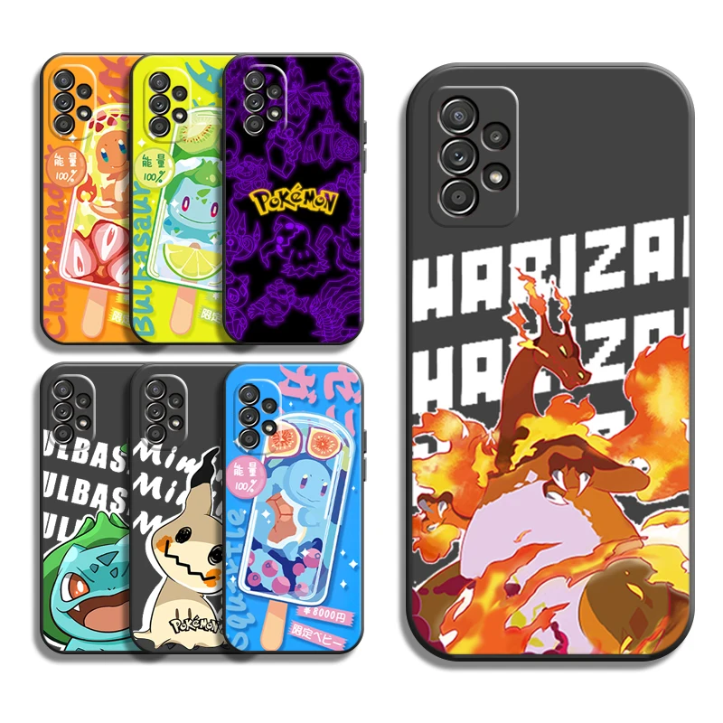 

Pokemon Pikachu Phone Cases For Samsung Galaxy A51 4G A51 5G A71 4G A71 5G A52 4G A52 5G A72 4G A72 5G Cases Carcasa Coque
