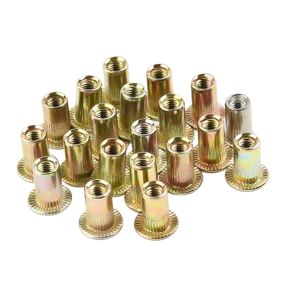 

Equipment Light Hand Rivet Nut Head Nut Head 20pcs Belt Business Equipment Hand Head Industrial Light Nut Rivet Tool