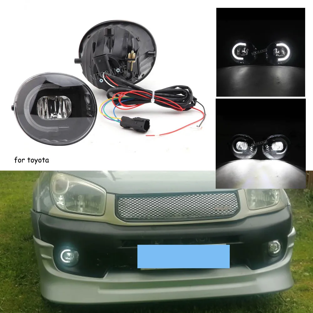 

led Fog Light fog Lamps for Toyota RAV4 2004 2005 headlights drl headlight fog lights for Lexus headlights DRL Foglights