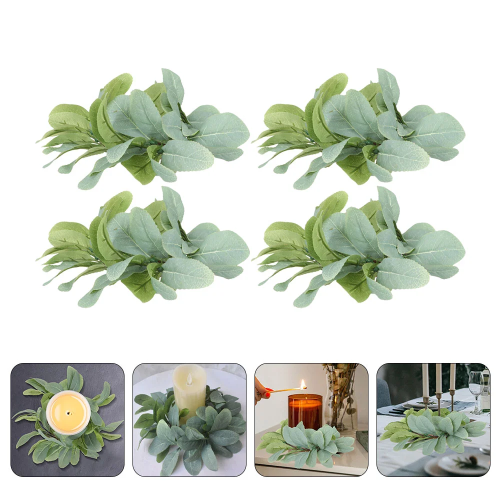 

Wreathrings Artificial Leaf Fake Christmasdecor Wreathspillars Front Door Welcome