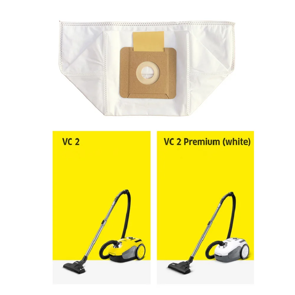

5pcs Dust Bags Replacement For VC2 2.863-236.0 Vacuum Cleaner Bag Filter Bag Dirty Bag Cleaner Bags Part Household Cleaning Tool