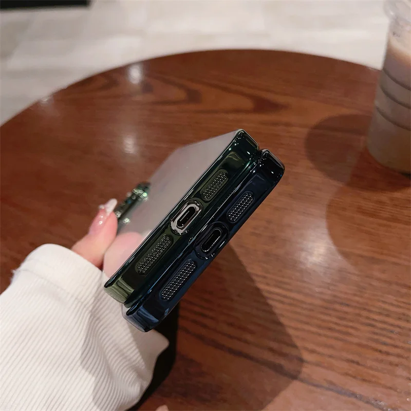 Чехол для телефона с кристаллами и полным объективом гальванический чехол iPhone