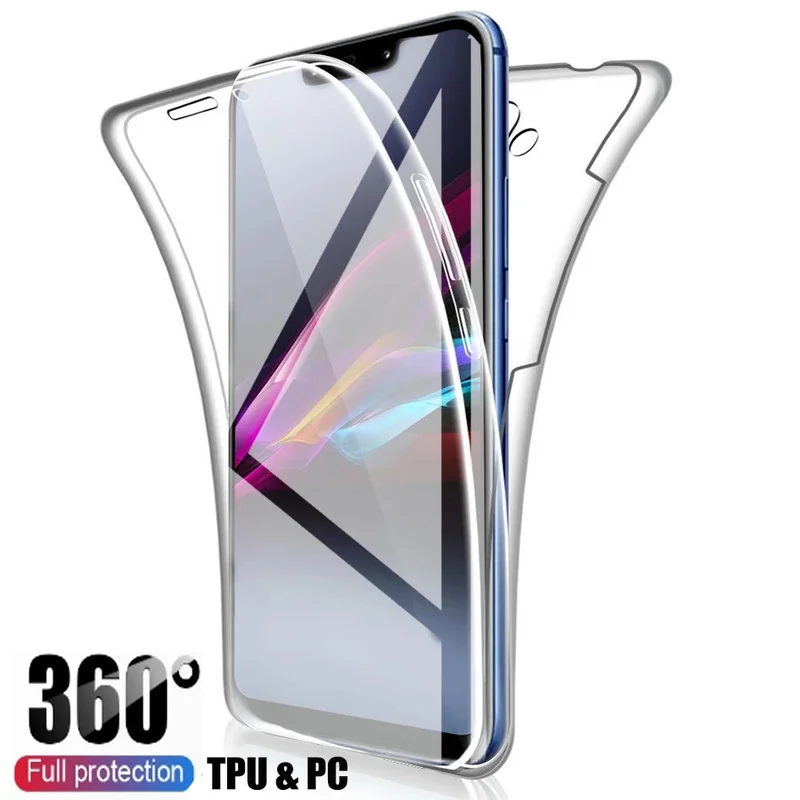 360 прозрачные противоударные силиконовые чехлы для Huawei Y9S Honor 8A Prime 8S 8X 9X полное