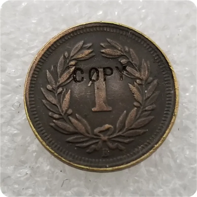 Швейцария: 555 1863 1864 1866 1870 1896 SWISS Монеты 1 CENT КОПИЯ памятные монеты-реплики монет