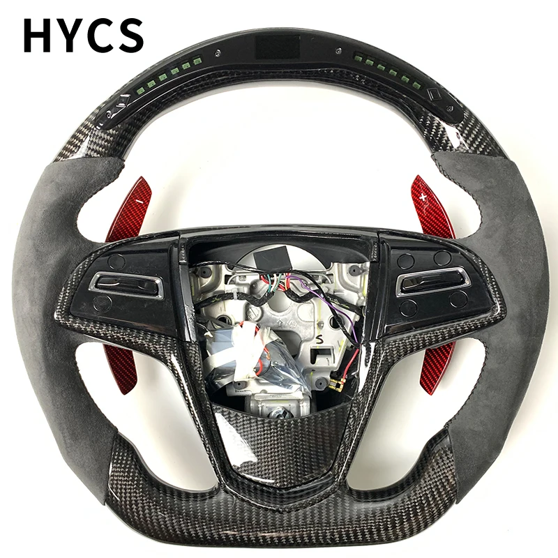 

For Cadillac ATS ATSL ATSV Steering Wheel Carbon Fiber Interior Customization