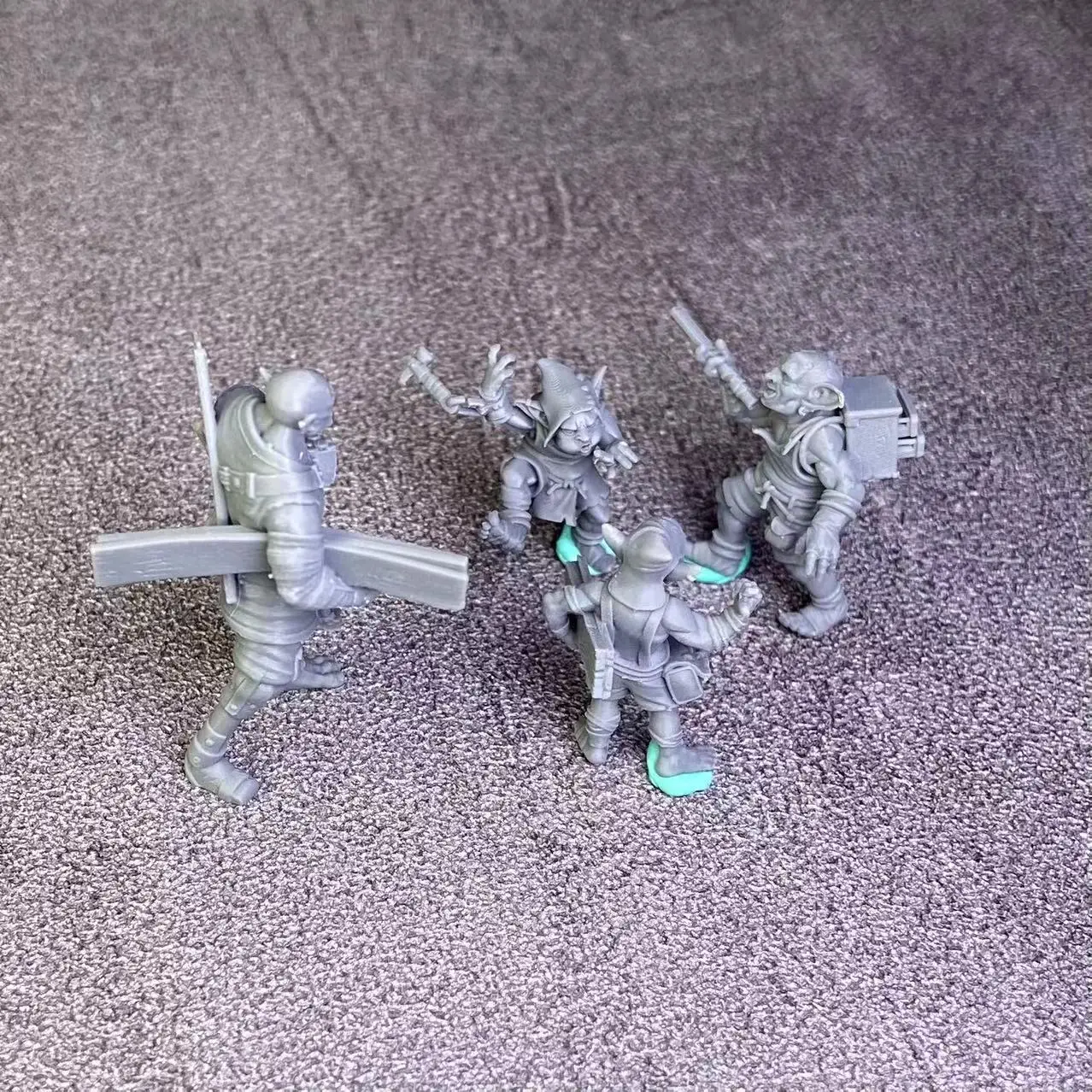 Carpenters Orc Goblin Scences for Wargames DND D&ampD RPG Tabletop Unpainted 3D Printed/STL Miniatures | Model Building Kits