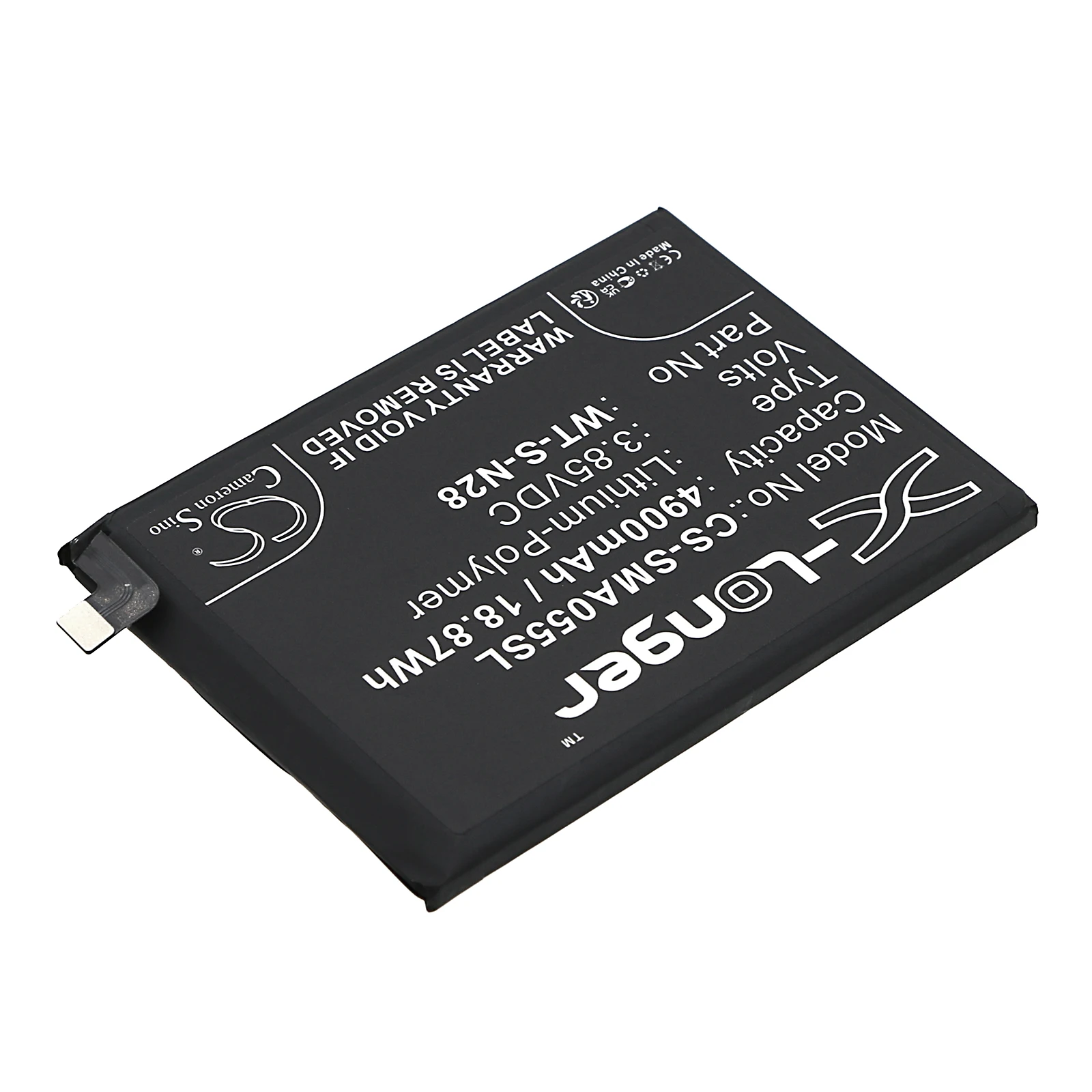 Мобильный телефон смартфон 4900 мАч аккумулятор для Samsung Galaxy A05 2023 дюймов