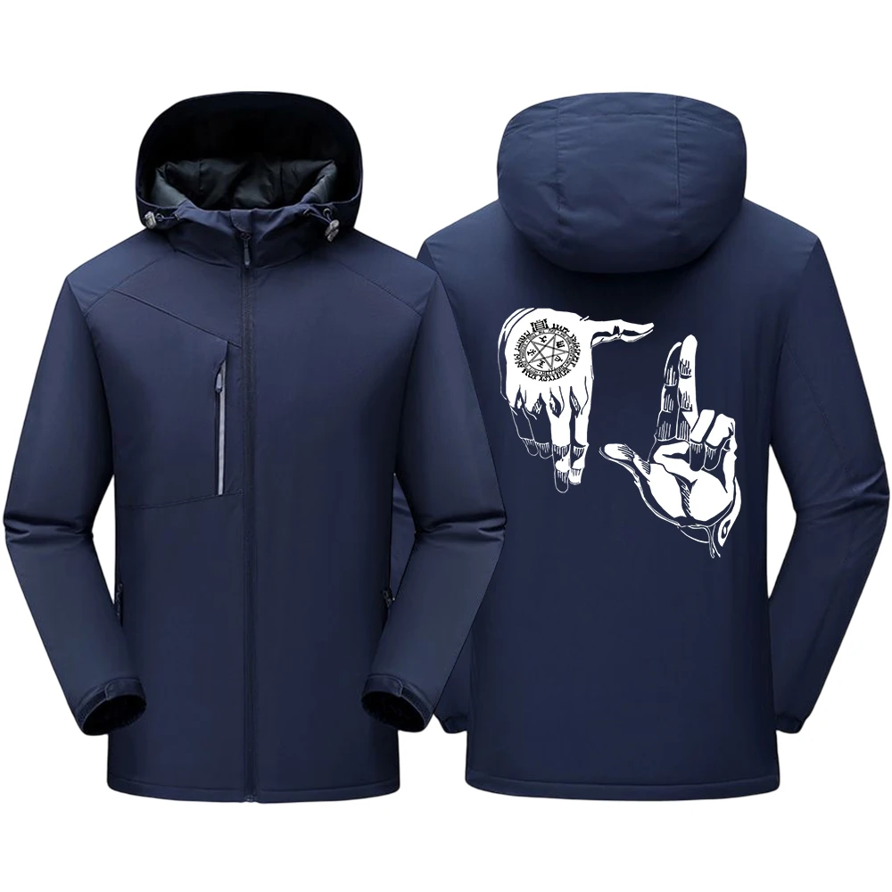 

Мужская флисовая куртка с длинным рукавом, на молнии