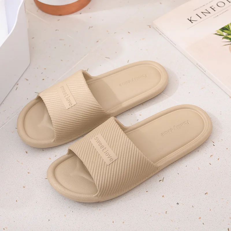 2023 Men Women New Soft  Sole Slides Summer Sandals Couples Slippers Home Non Slip Bathroom Shoe
