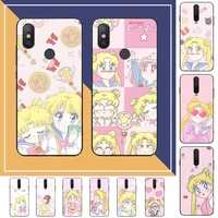 bandai japanese cartoon girls sailor moon kawaii phone case for redmi note 8 7 9 4 6 pro max t x 5a 3 10 lite pro