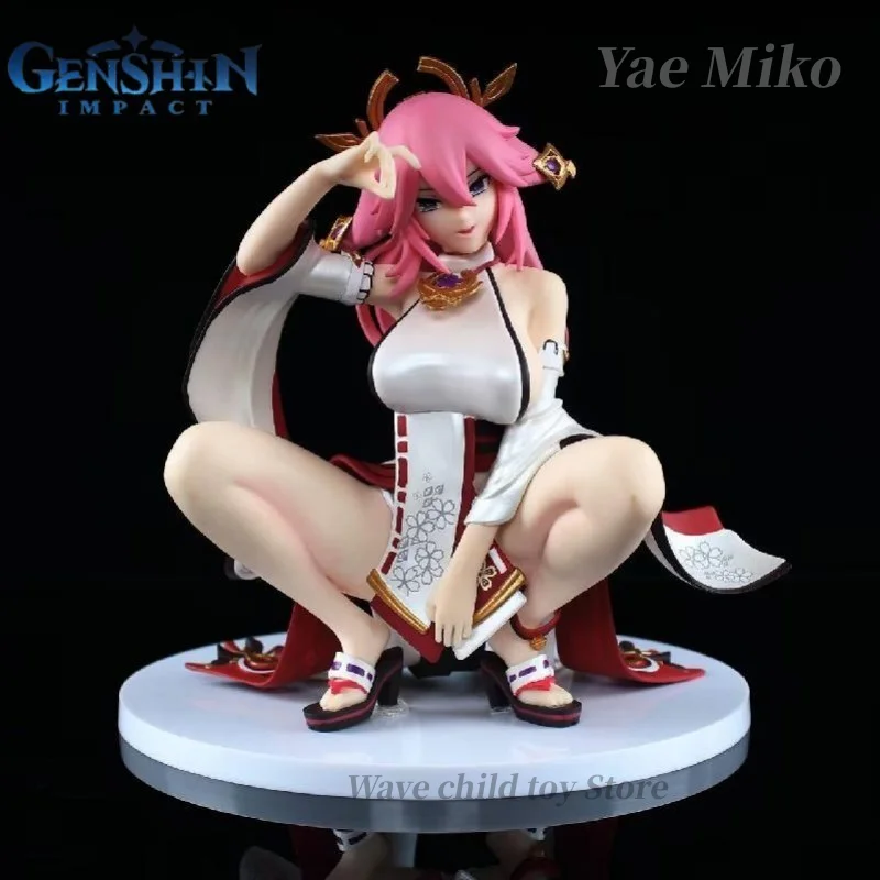 

Game Genshin Impact Figure Yae Miko Model Dolls Figurines Anime Sexy Girl Figurine Action Figures Adult Collectible Toys Gifts