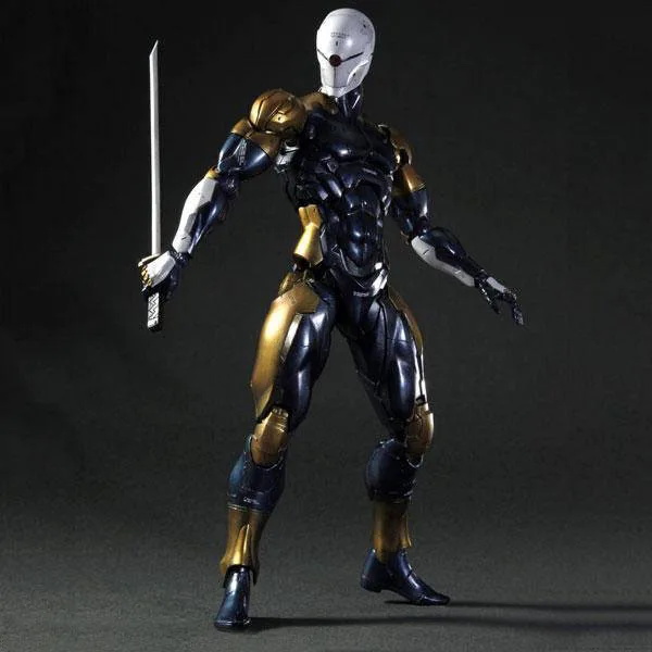 

PLAY ARTS 24cm Metal Gear Solid Gray Fox Action Figure Model Toys