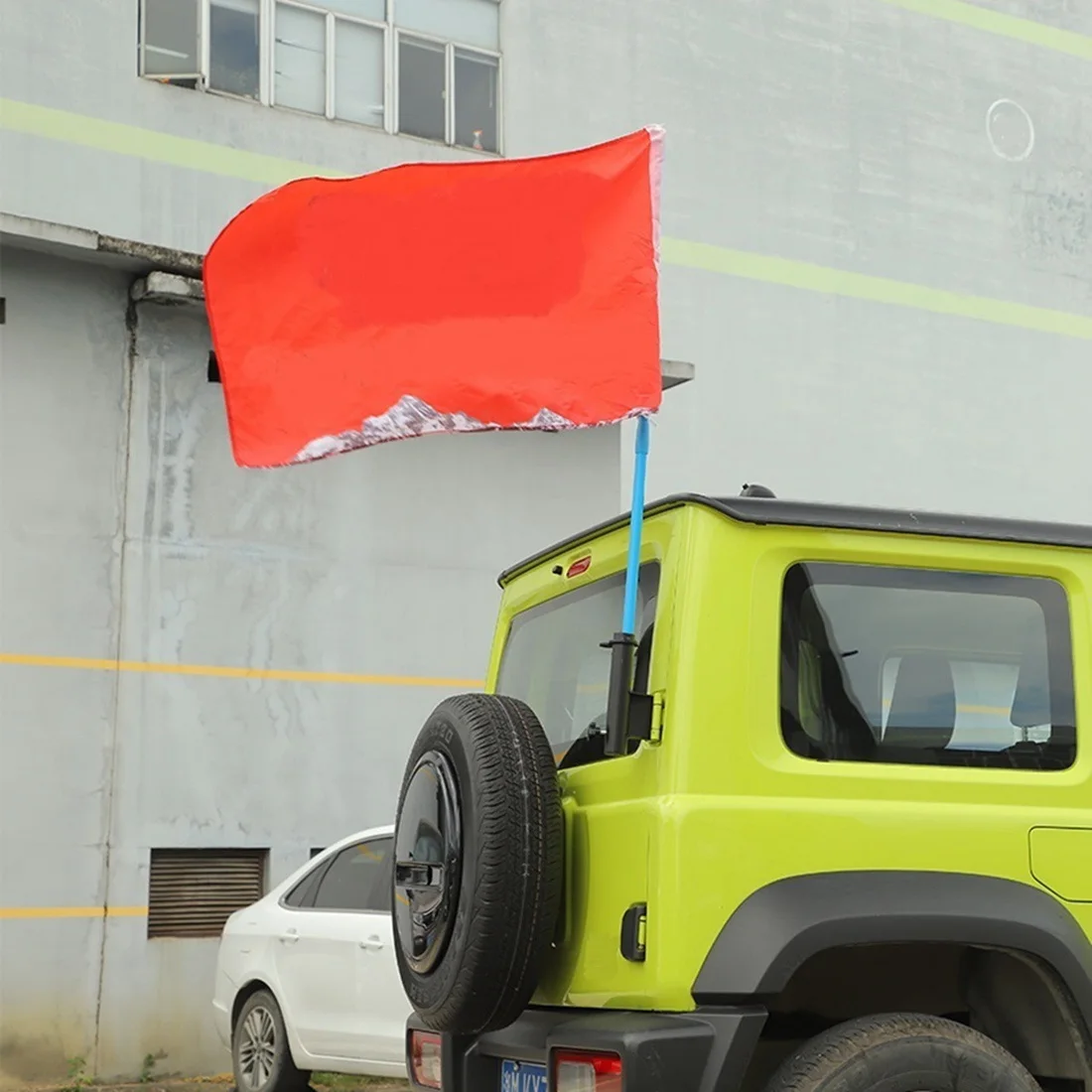 Держатель кронштейна флагштока задней двери для Jimny 2019 2020 2021 аксессуары черный