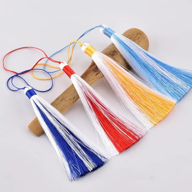 Двойной цвет 12 см шелковое китайское платье с бахромой ханьфу кулон DIY ароматная